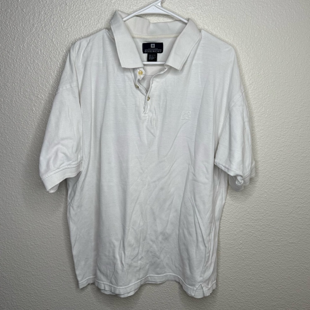 Givenchy Classic White Polo Shirt